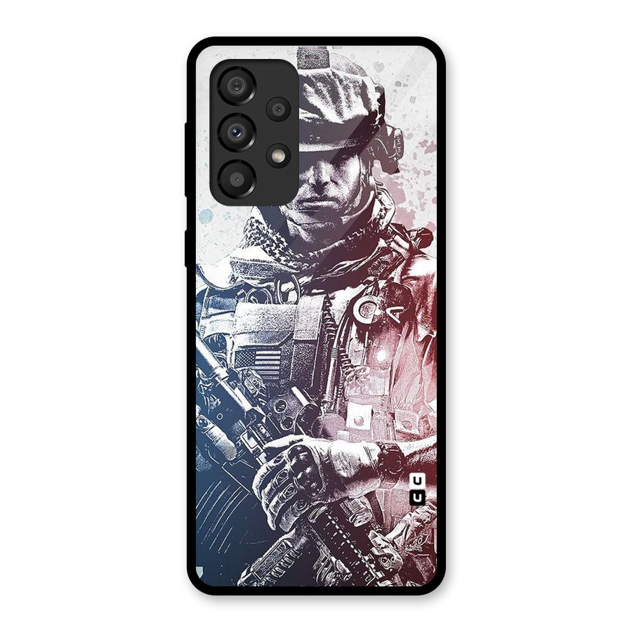 Saviour Glass Back Case for Galaxy A33 5G