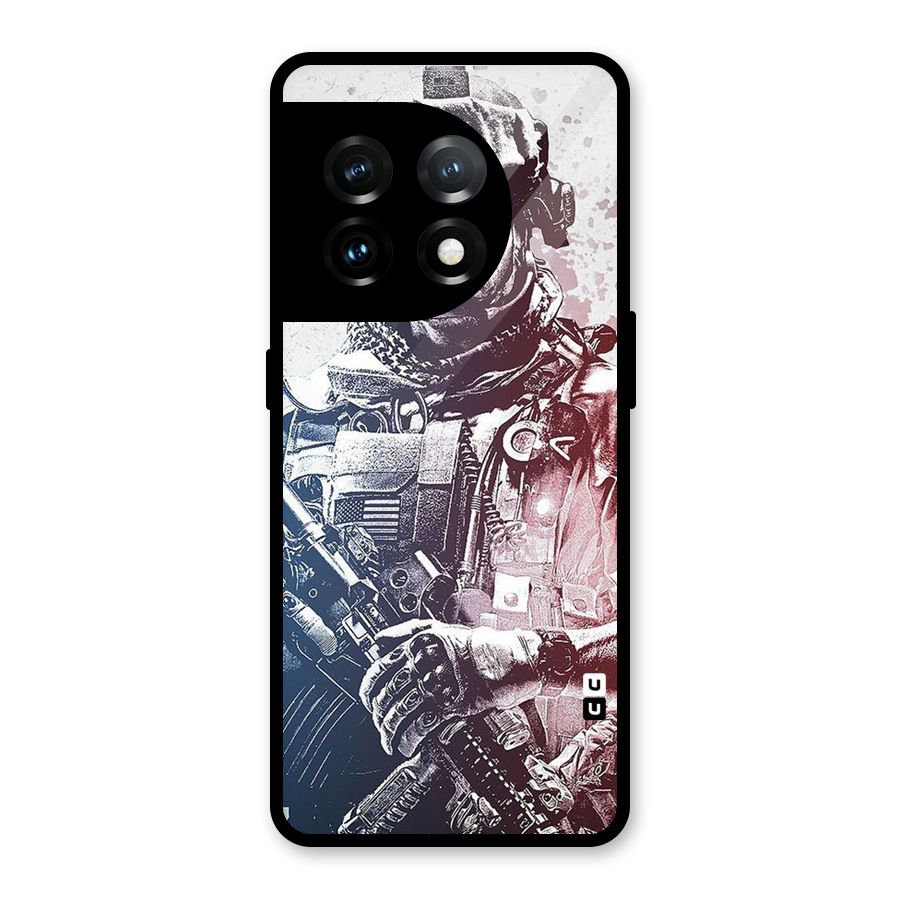 Saviour Glass Back Case for OnePlus 11