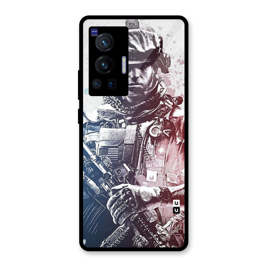 Saviour Glass Back Case for Vivo X70 Pro
