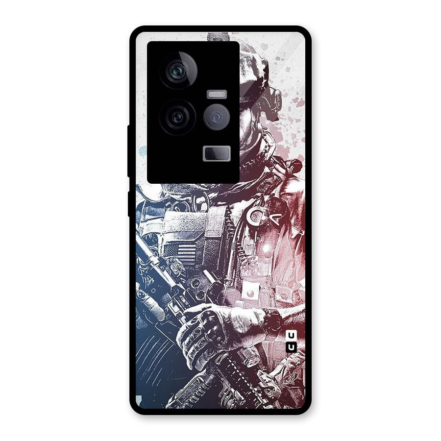 Saviour Glass Back Case for Vivo iQOO 11 5G