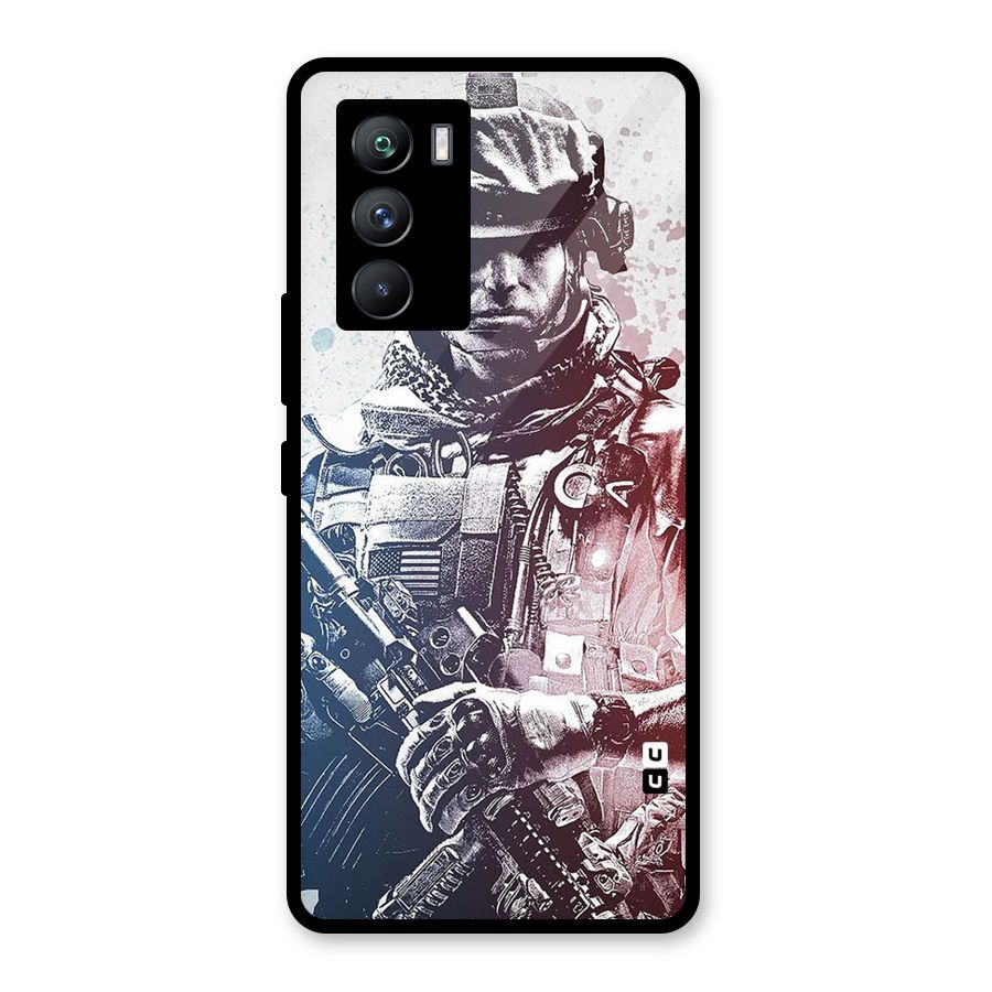 Saviour Glass Back Case for Vivo iQOO 9 SE