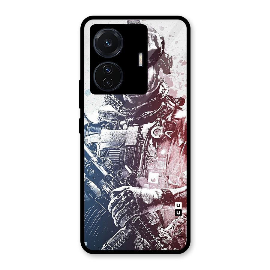 Saviour Glass Back Case for Vivo iQOO Z6 Pro