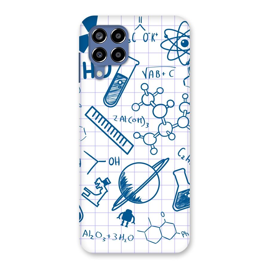 Science Notebook Back Case for Galaxy M53 5G