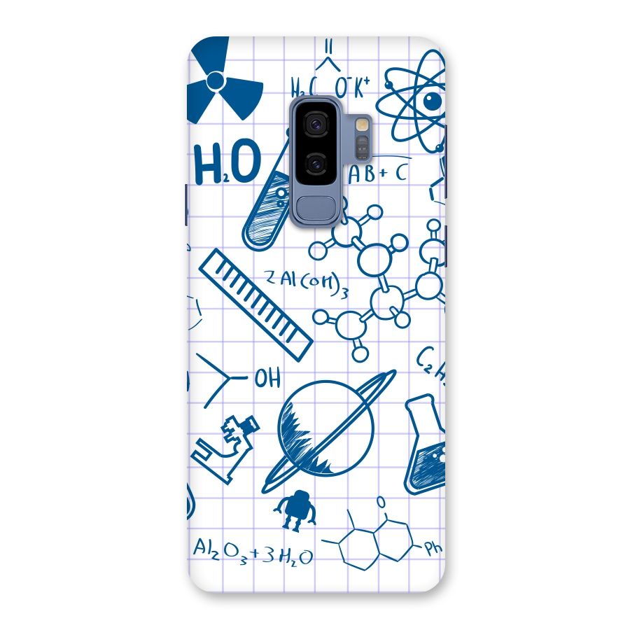 Science Notebook Back Case for Galaxy S9 Plus