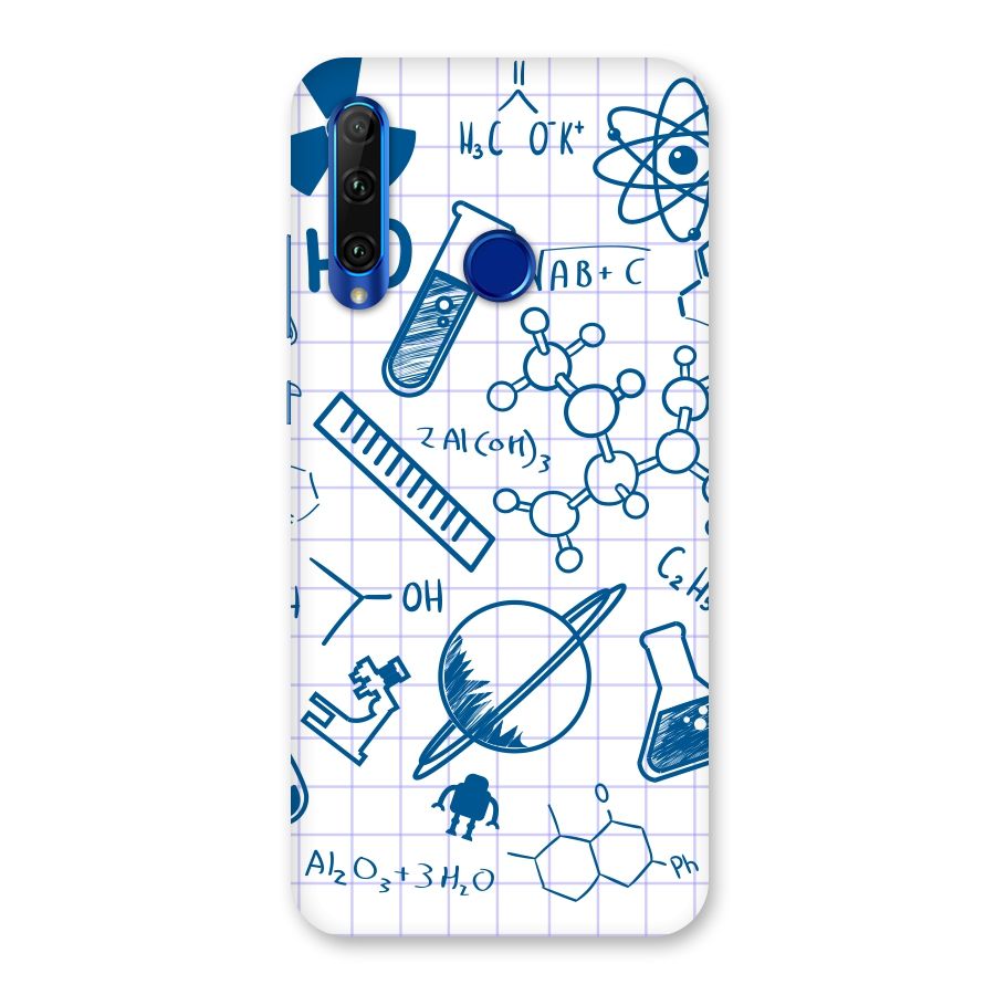 Science Notebook Back Case for Honor 20i