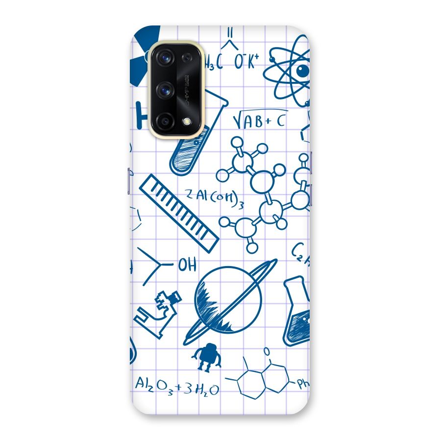 Science Notebook Glass Back Case for Realme X7 Pro
