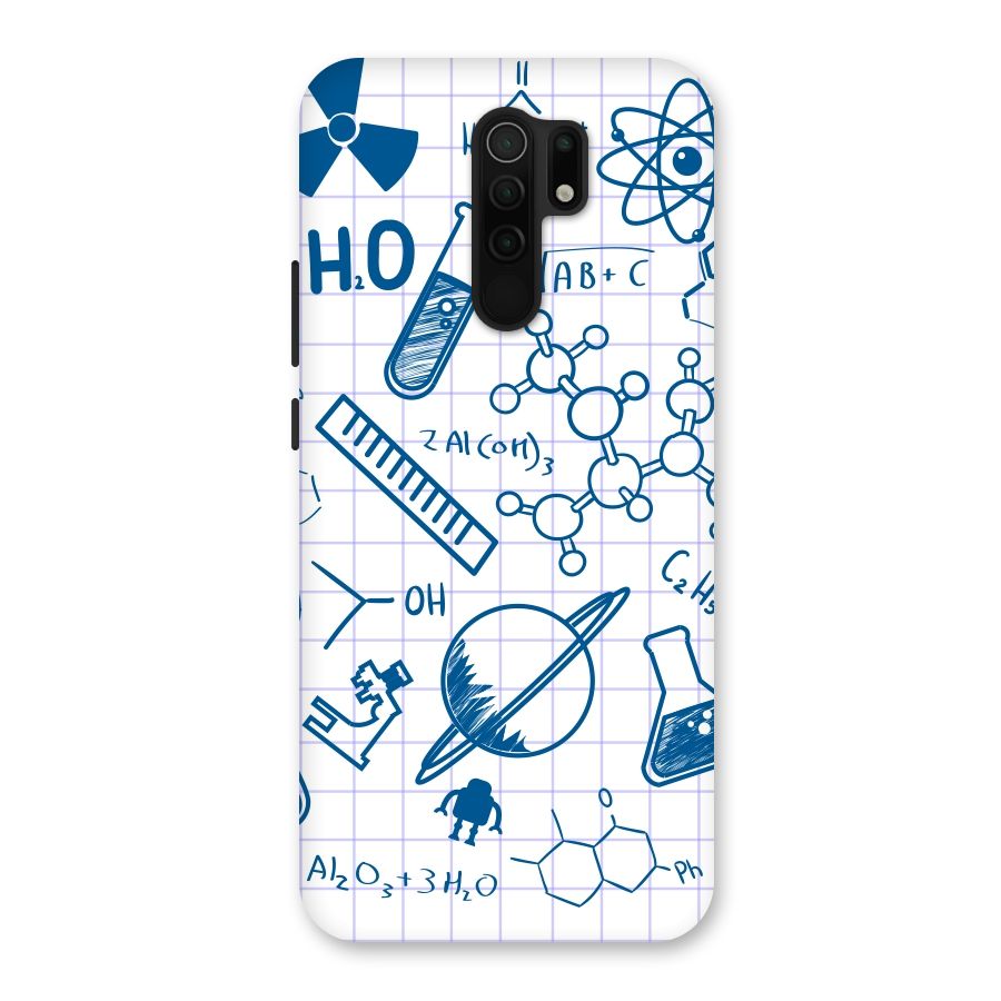Science Notebook Back Case for Redmi 9 Prime