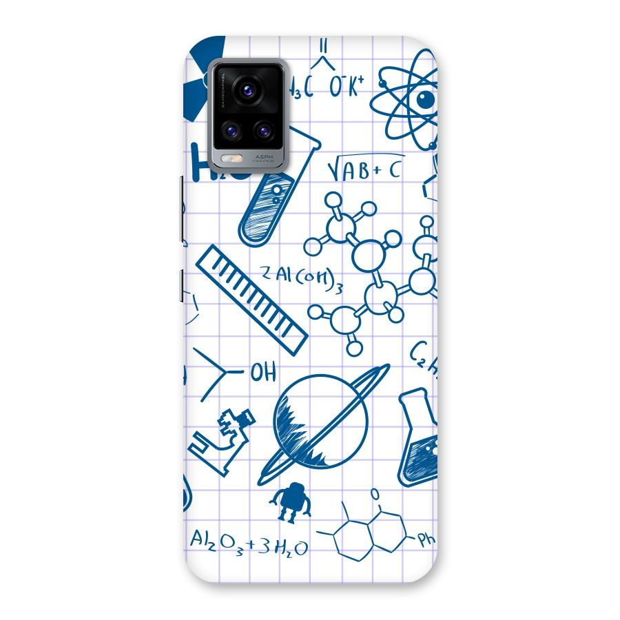 Science Notebook Back Case for Vivo V20