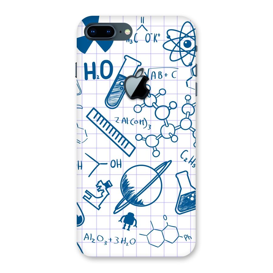 Science Notebook Back Case for iPhone 7 Plus Apple Cut