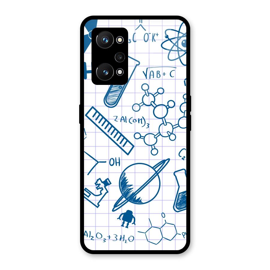Science Notebook Glass Back Case for Realme GT Neo 3T