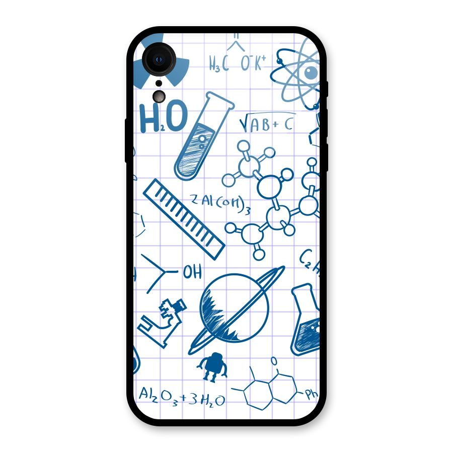 Science Notebook Glass Back Case for XR