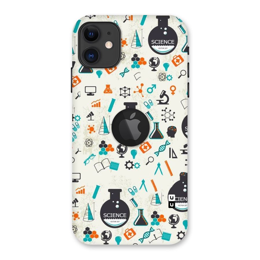 Science Side Back Case for iPhone 11 Logo Cut