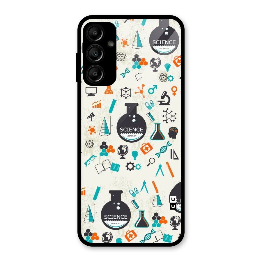 Science Side Glass Back Case for Galaxy A14 5G