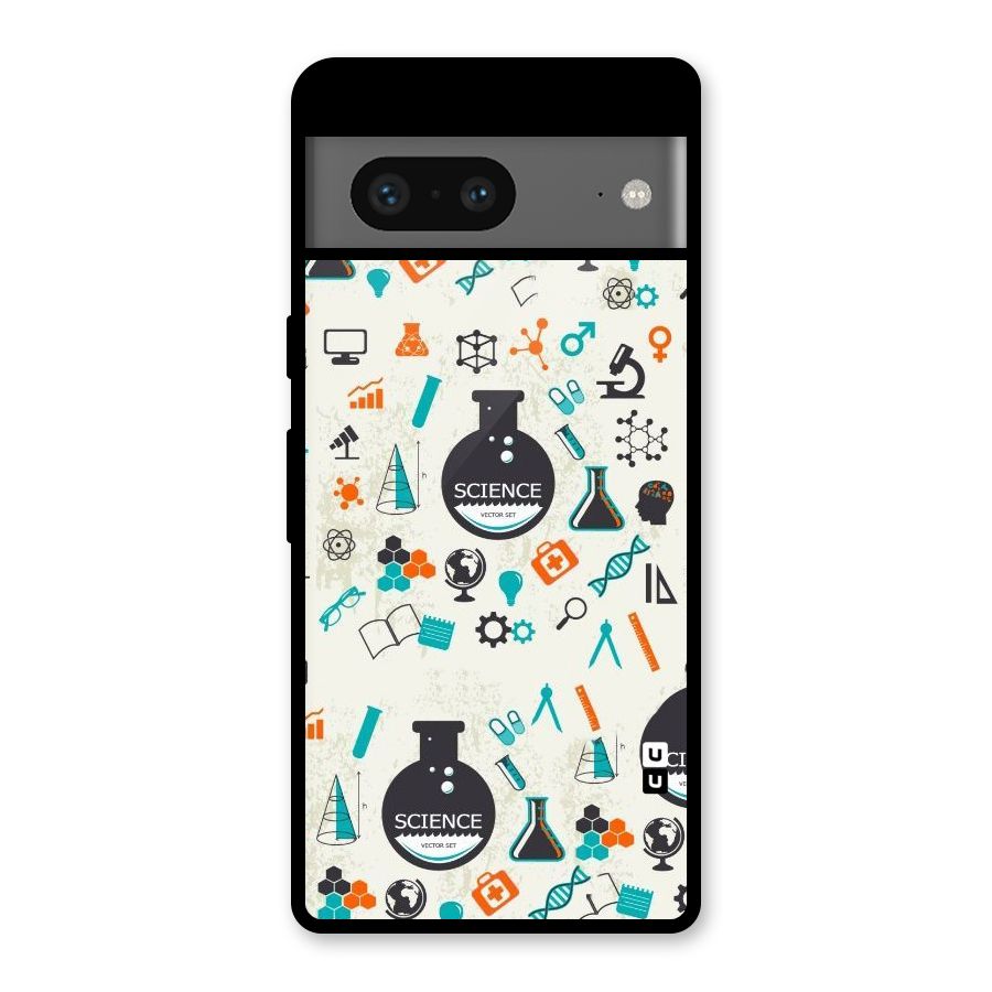 Science Side Glass Back Case for Google Pixel 7