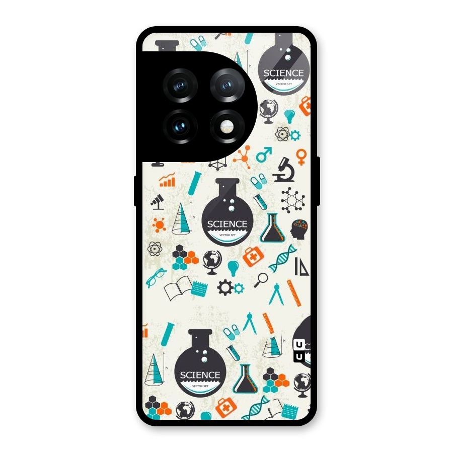 Science Side Glass Back Case for OnePlus 11