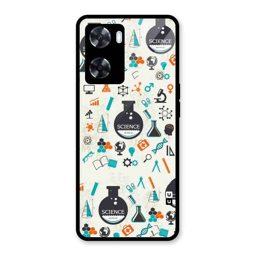Science Side Glass Back Case for Oppo A77