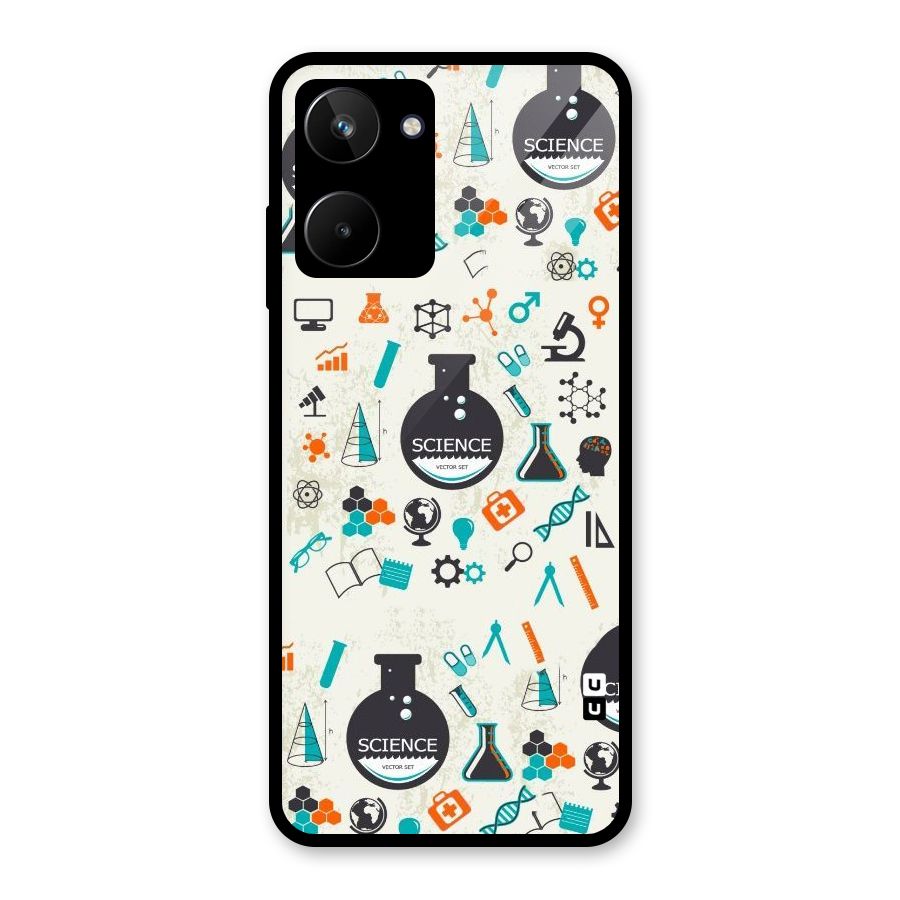 Science Side Glass Back Case for Realme 10