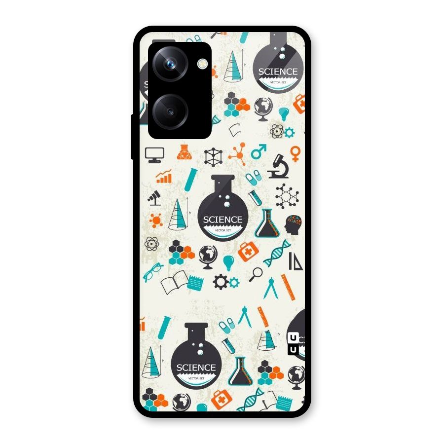 Science Side Glass Back Case for Realme 10 Pro