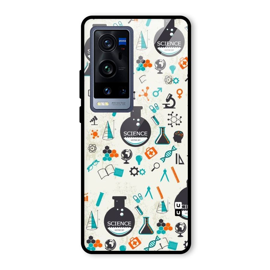 Science Side Glass Back Case for Vivo X60 Pro Plus