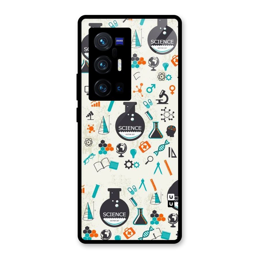 Science Side Glass Back Case for Vivo X70 Pro Plus