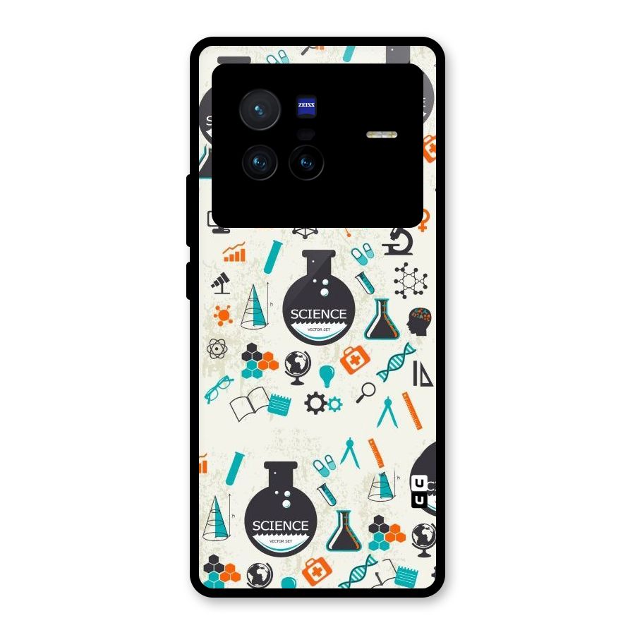 Science Side Glass Back Case for Vivo X80