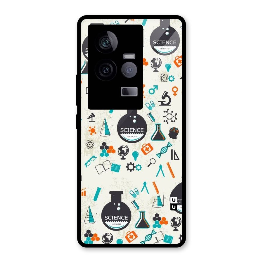 Science Side Glass Back Case for Vivo iQOO 11 5G