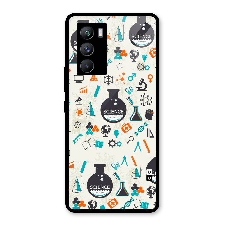 Science Side Glass Back Case for Vivo iQOO 9 SE