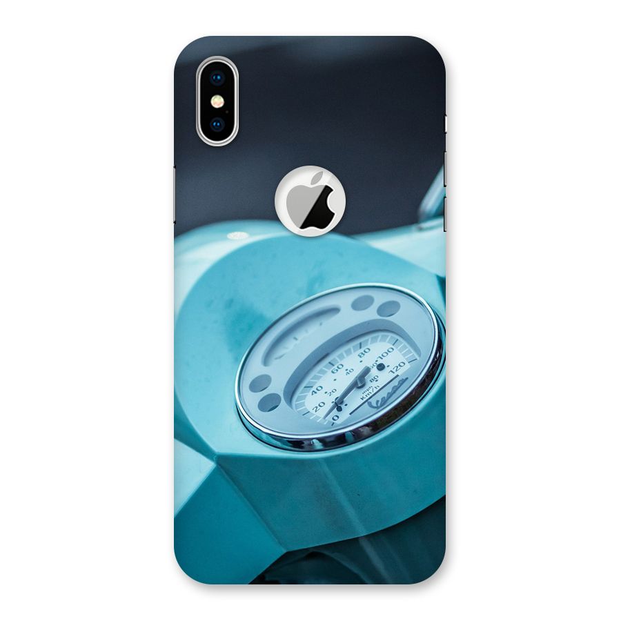 Scooter Meter Back Case for iPhone X Logo Cut
