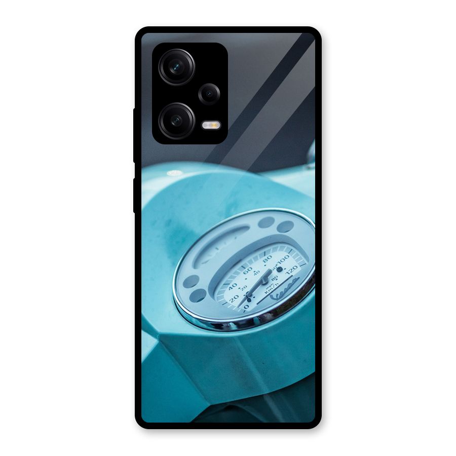 Scooter Meter Glass Back Case for Redmi Note 12 Pro