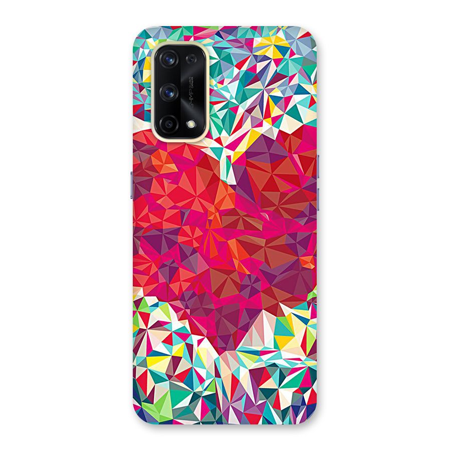 Scrumbled Heart Glass Back Case for Realme X7 Pro
