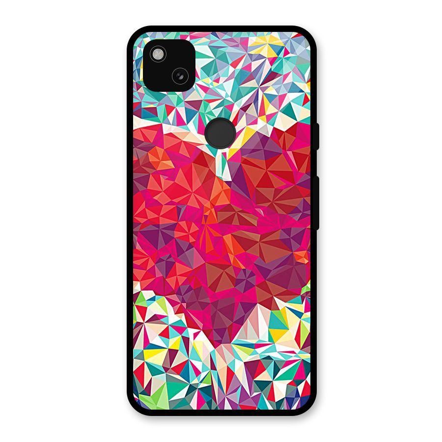 Scrumbled Heart Glass Back Case for Google Pixel 4a