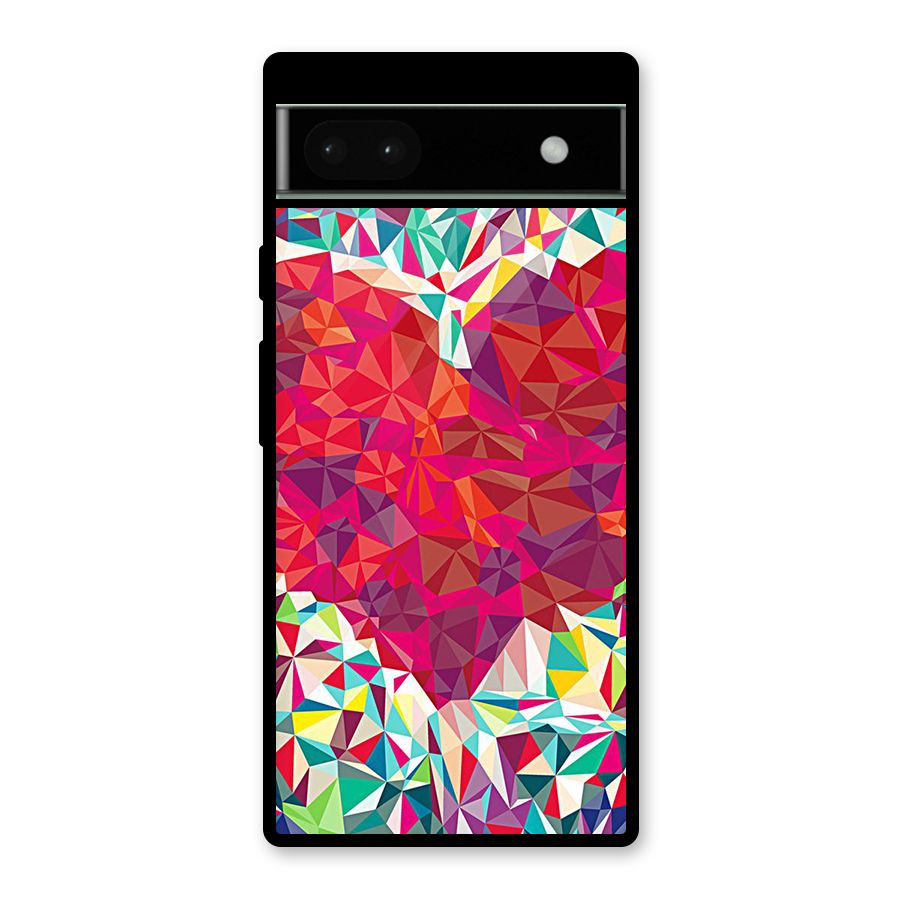 Scrumbled Heart Glass Back Case for Google Pixel 6a
