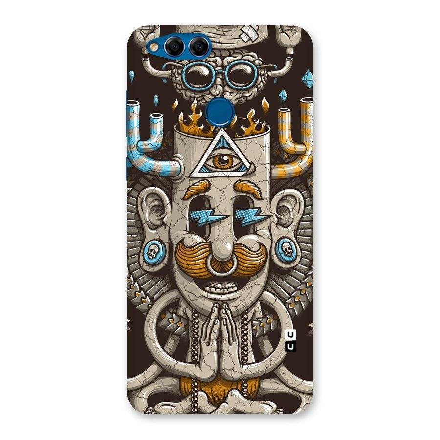 Sculpture Design Back Case for Honor 7X