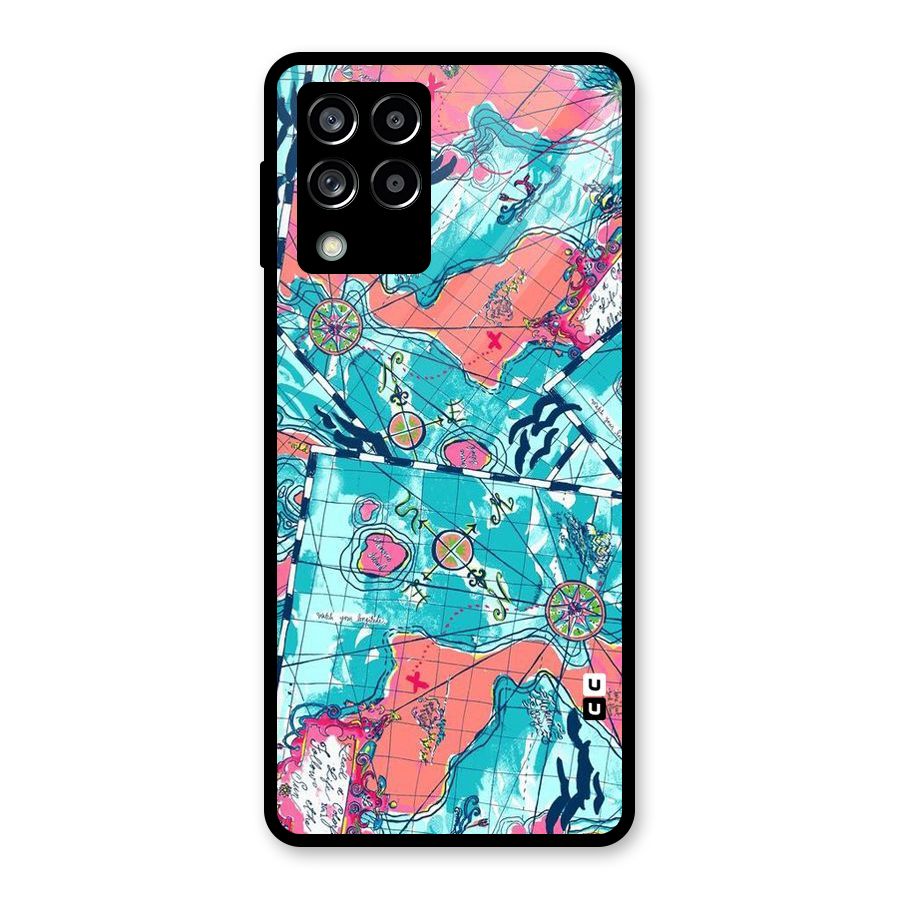Sea Adventure Glass Back Case for Galaxy M53 5G