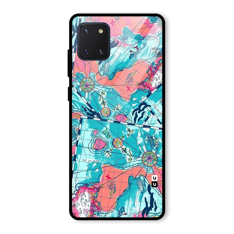 Sea Adventure Glass Back Case for Galaxy Note 10 Lite