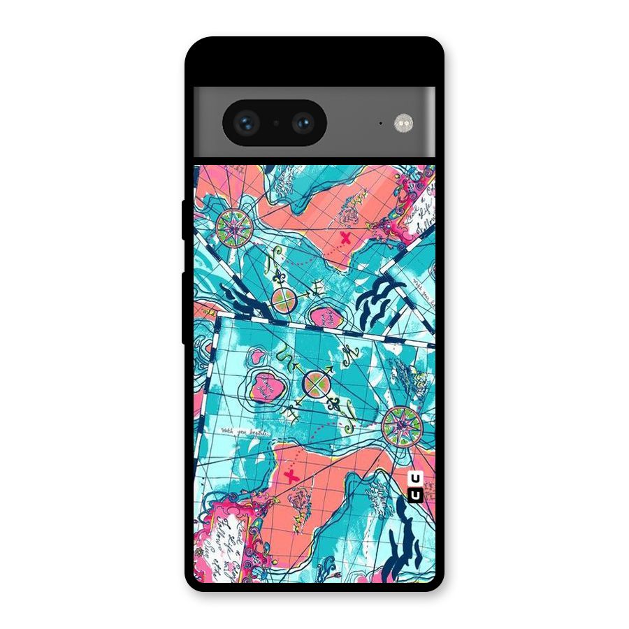 Sea Adventure Glass Back Case for Google Pixel 7
