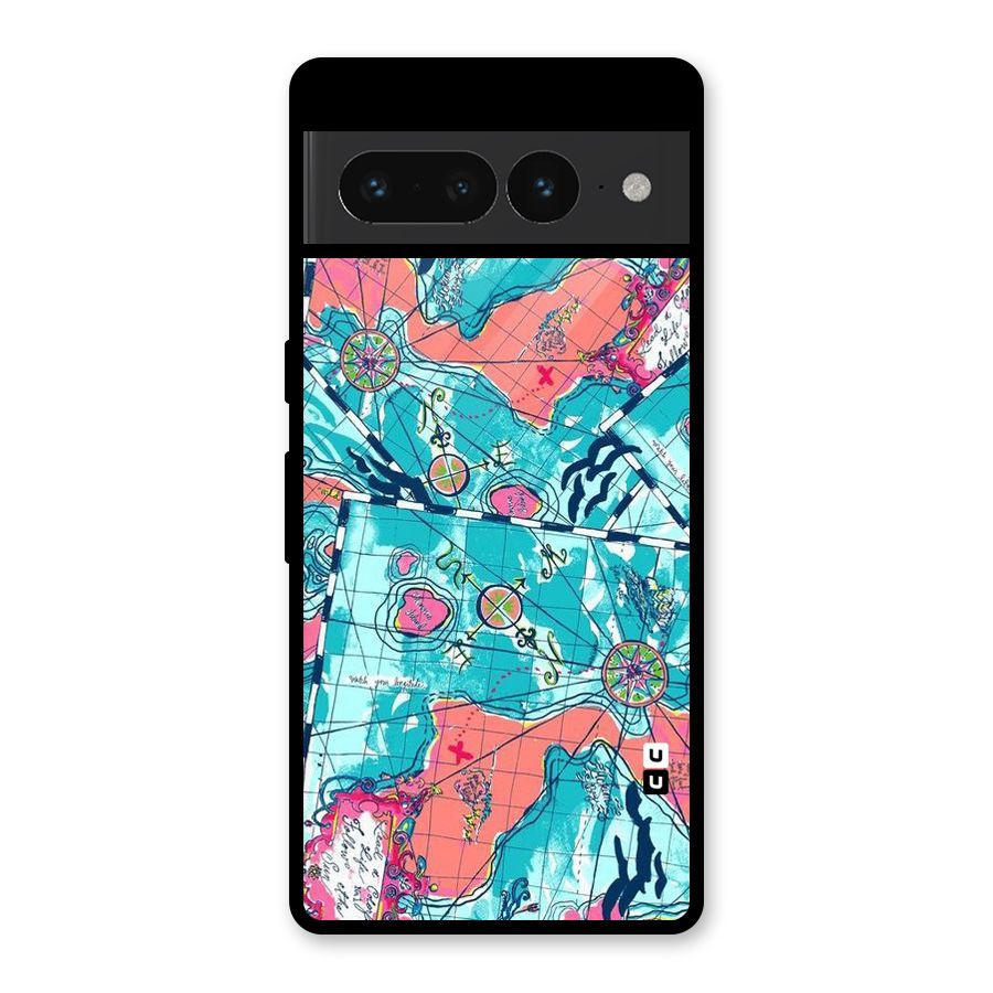 Sea Adventure Glass Back Case for Google Pixel 7 Pro
