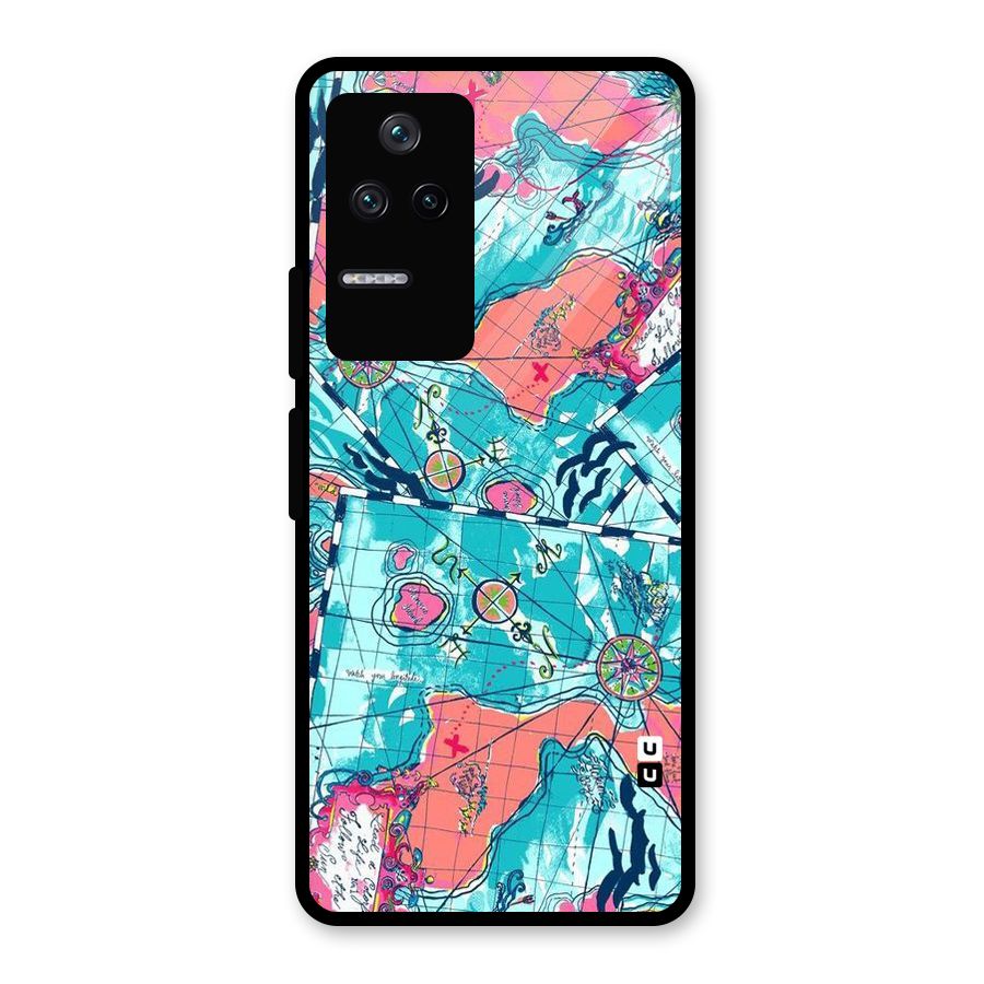Sea Adventure Glass Back Case for Poco F4 5G