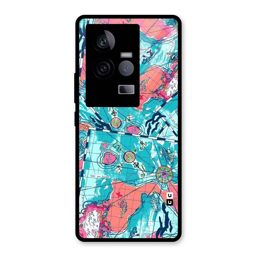 Sea Adventure Glass Back Case for Vivo iQOO 11 5G