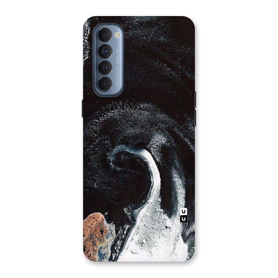 Sea Ice Space Art Back Case for Reno4 Pro