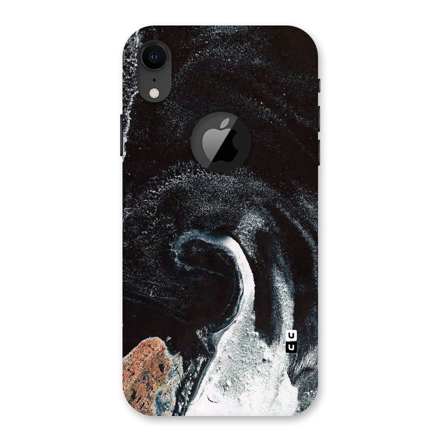 Sea Ice Space Art Back Case for iPhone XR Logo Cut