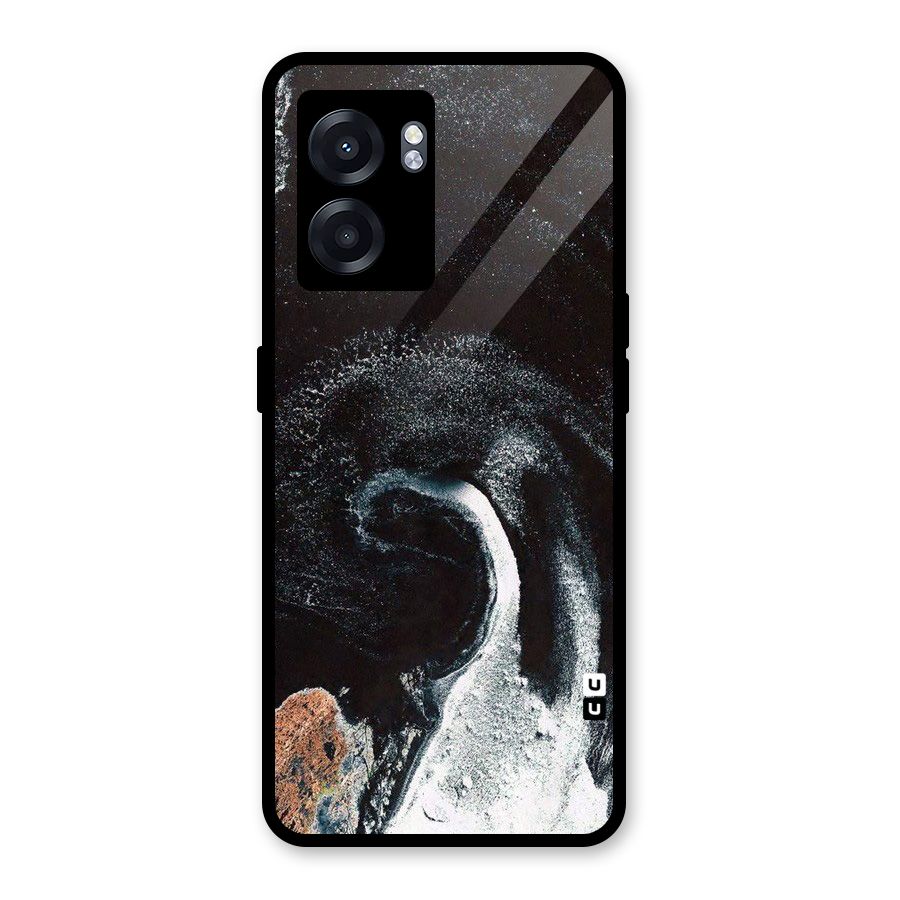 Sea Ice Space Art Glass Back Case for Oppo K10 (5G)