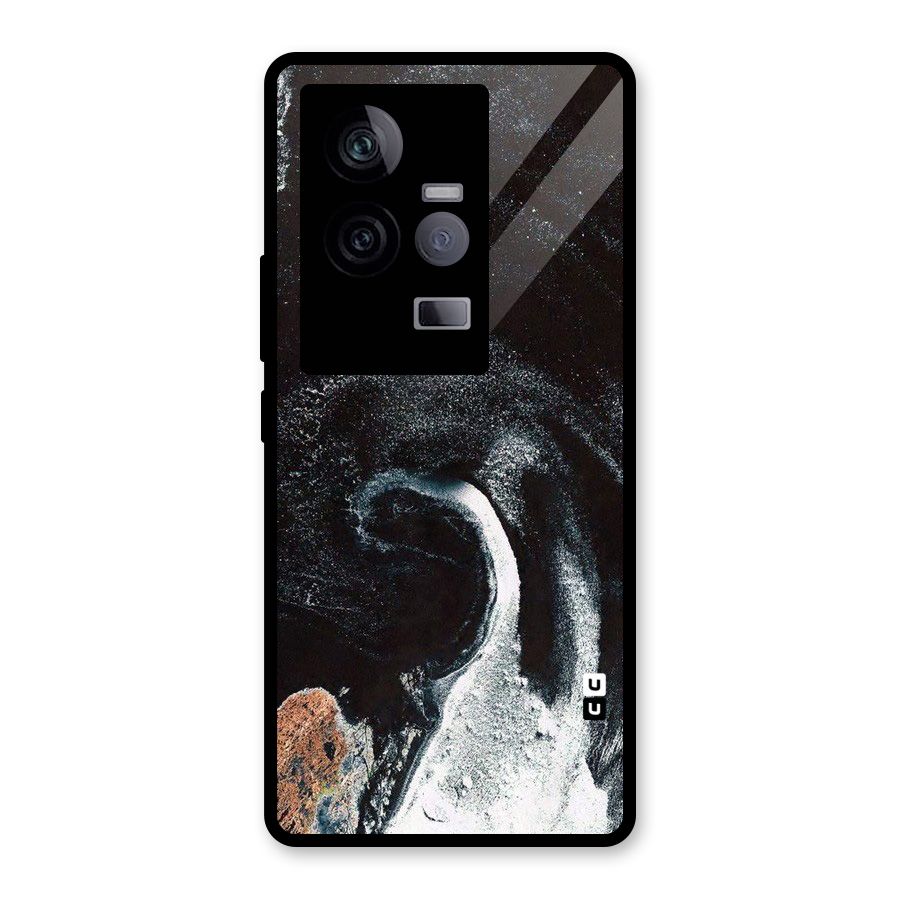Sea Ice Space Art Glass Back Case for Vivo iQOO 11 5G