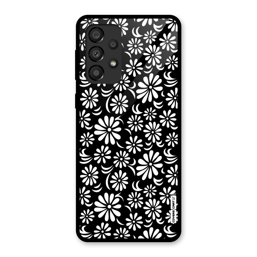 Sea Shell Abstract Art Glass Back Case for Galaxy A33 5G