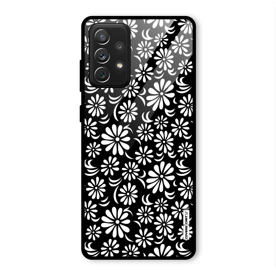 Sea Shell Abstract Art Glass Back Case for Galaxy A72