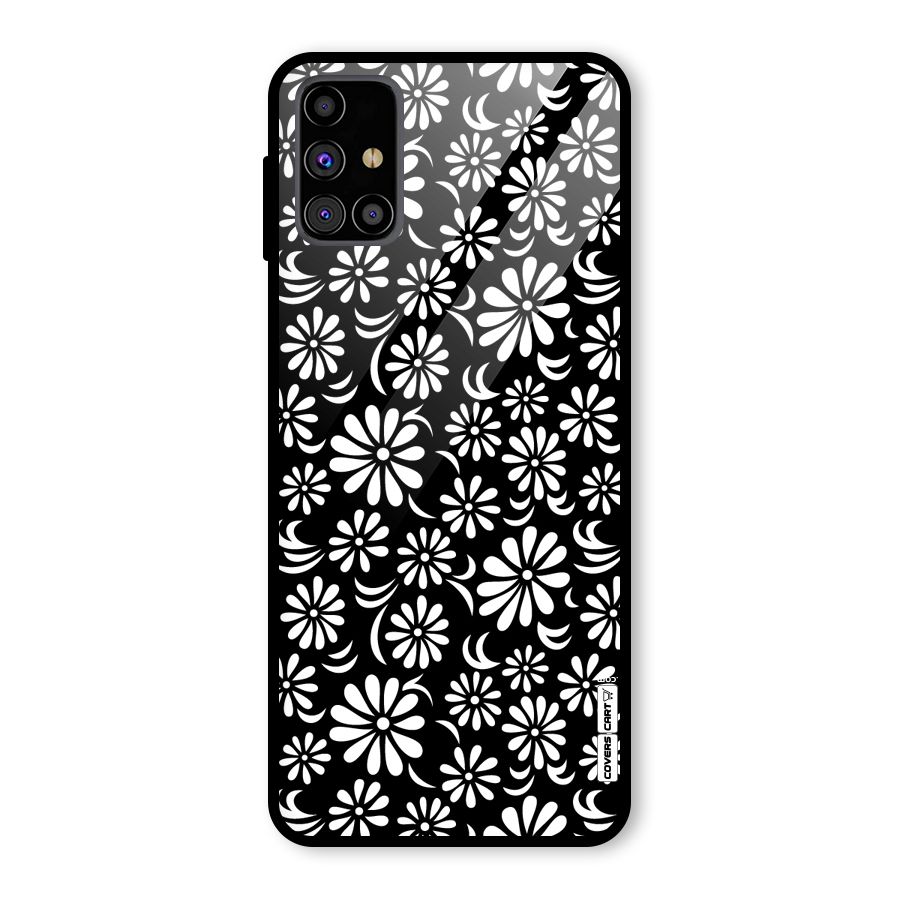 Sea Shell Abstract Art Glass Back Case for Galaxy M31s