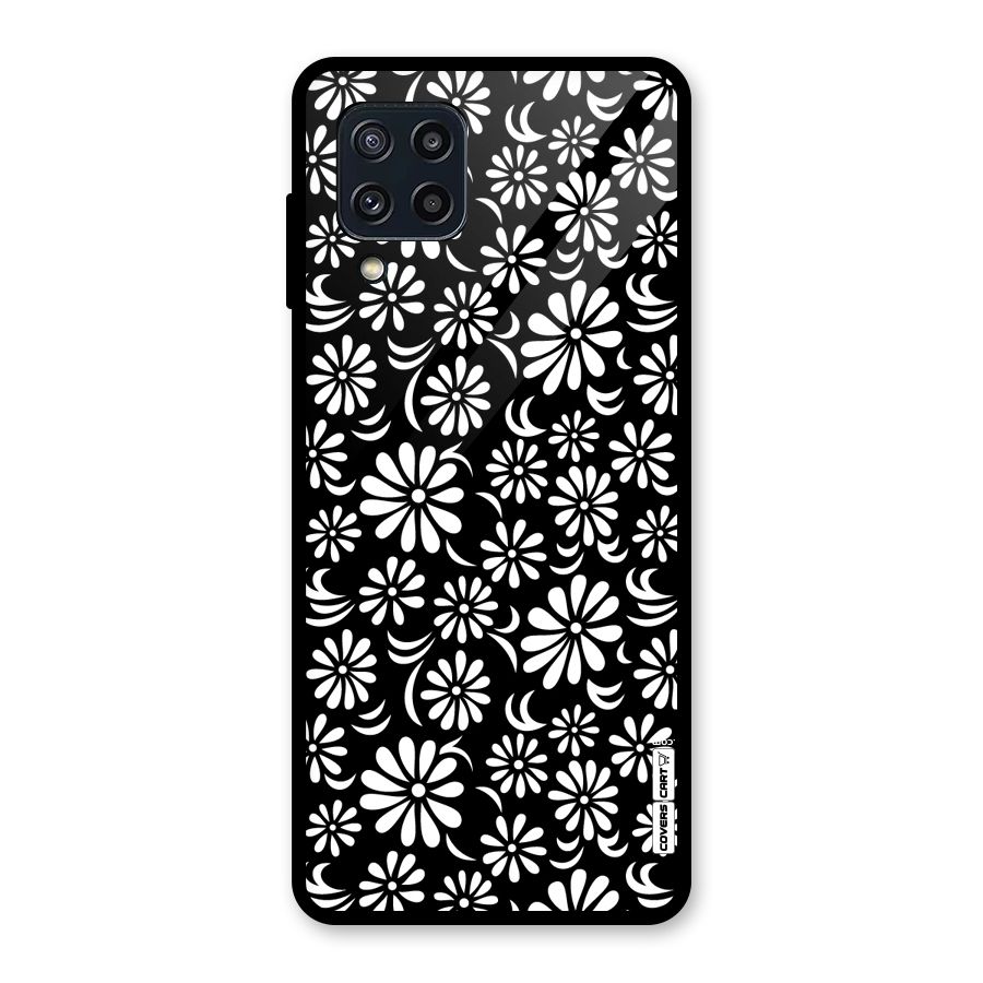 Sea Shell Abstract Art Glass Back Case for Galaxy M32