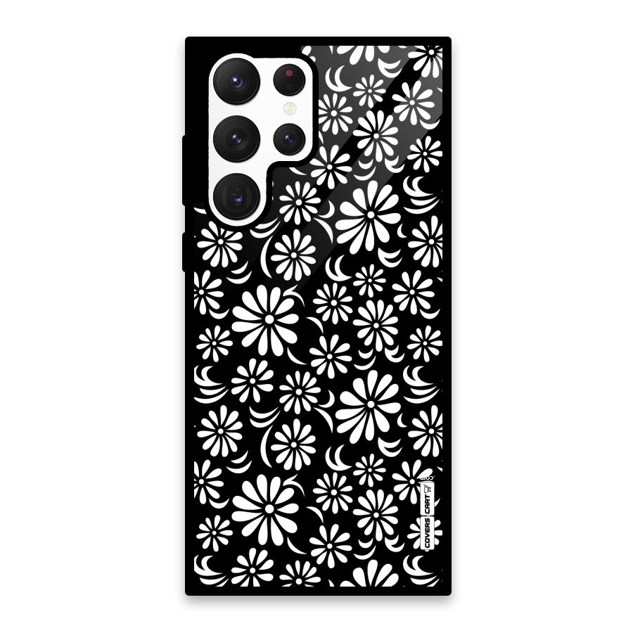 Sea Shell Abstract Art Glass Back Case for Galaxy S22 Ultra 5G