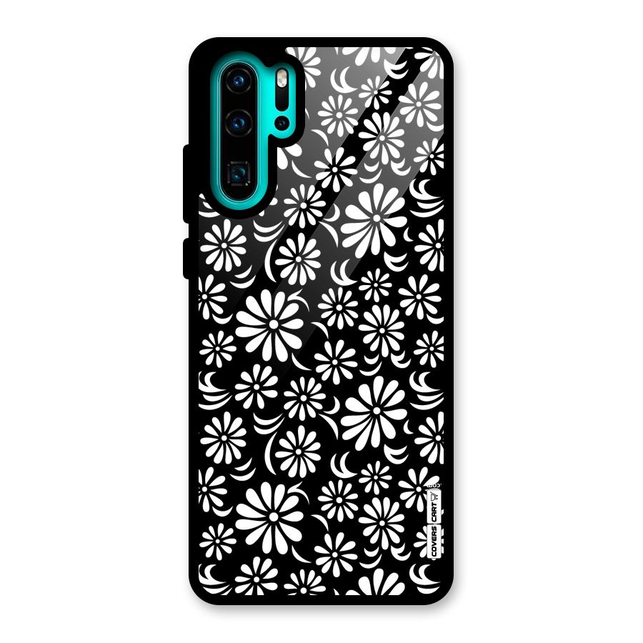 Sea Shell Abstract Art Glass Back Case for Huawei P30 Pro