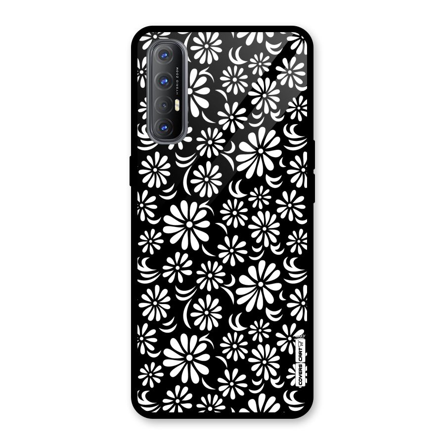 Sea Shell Abstract Art Glass Back Case for Oppo Reno3 Pro